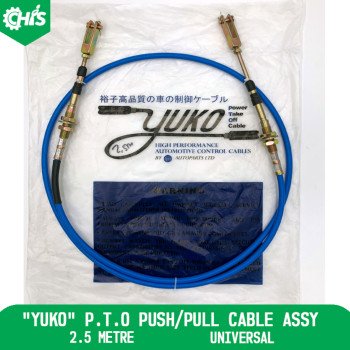 "Yuko" P.T.O Push/Pull Cable Assy
