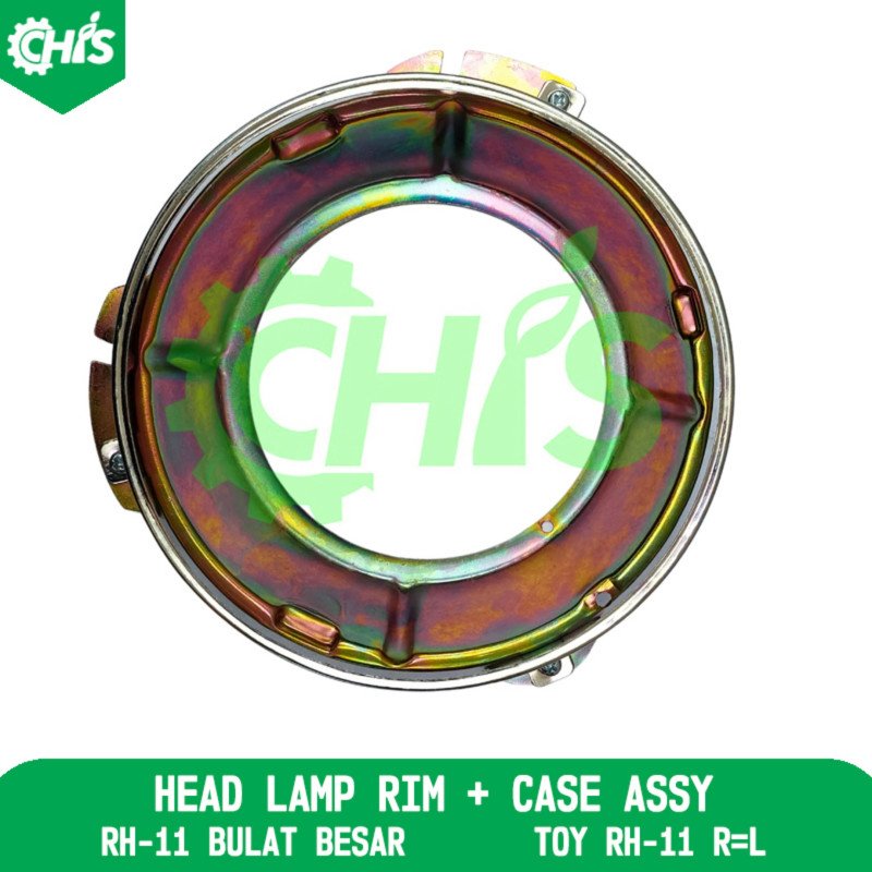 Head Lamp Rim + Case Assy