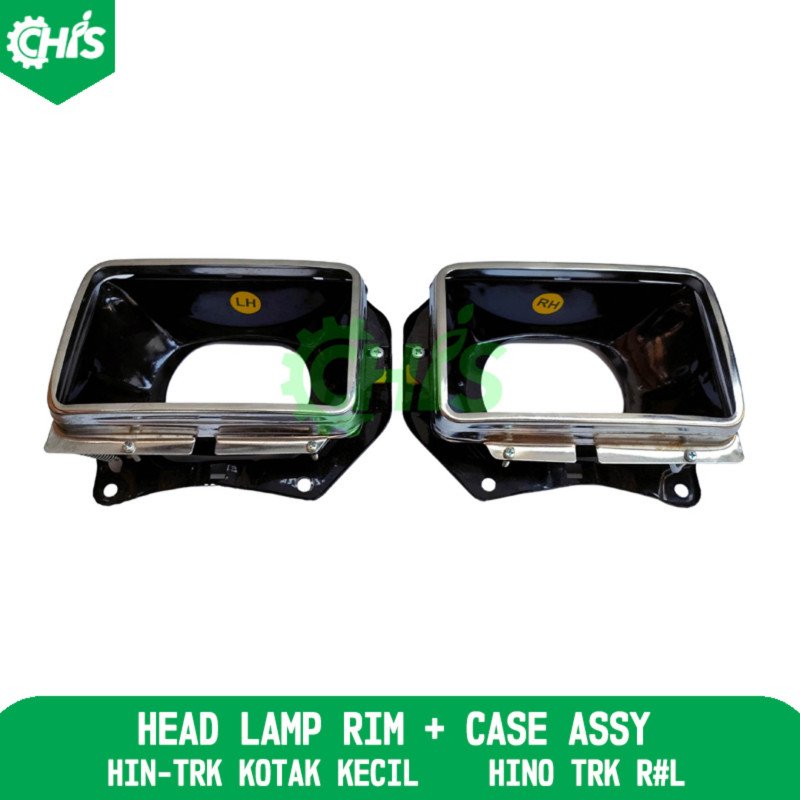 Head Lamp Rim + Case Assy