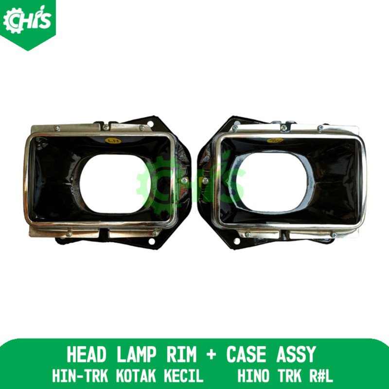 Head Lamp Rim + Case Assy