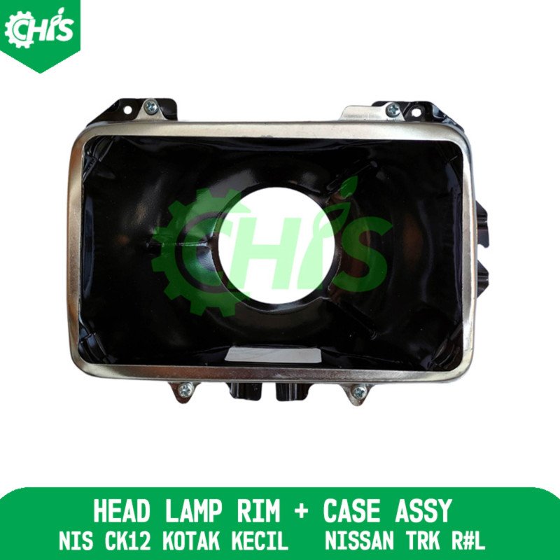 Head Lamp Rim + Case Assy