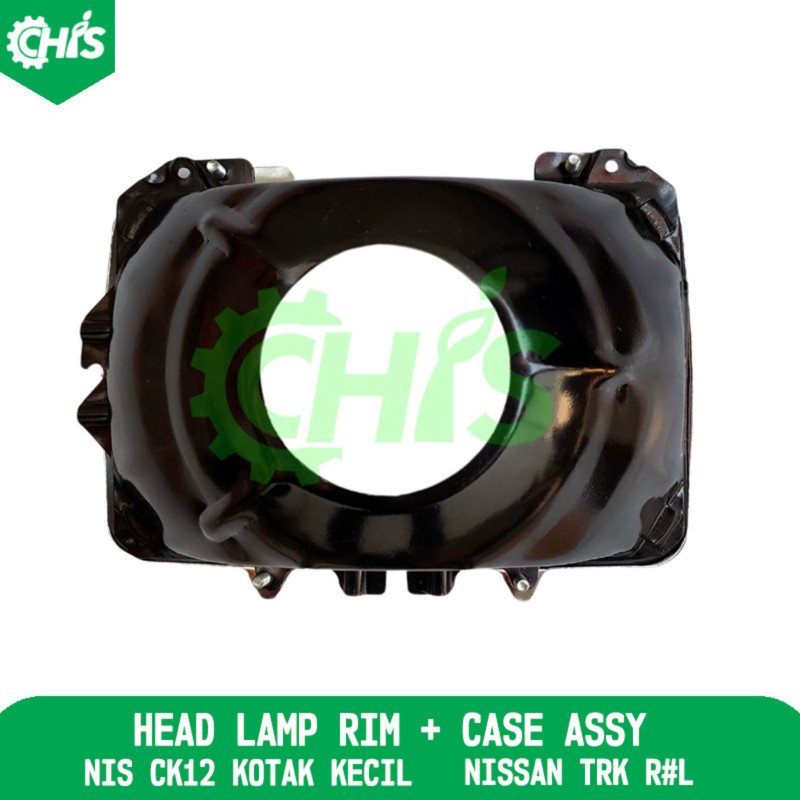 Head Lamp Rim + Case Assy