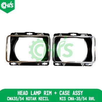 Head Lamp Rim + Case Assy