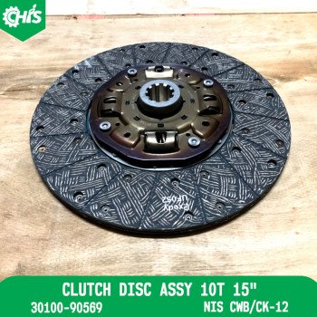 Clutch Disc Assy 10T 15"