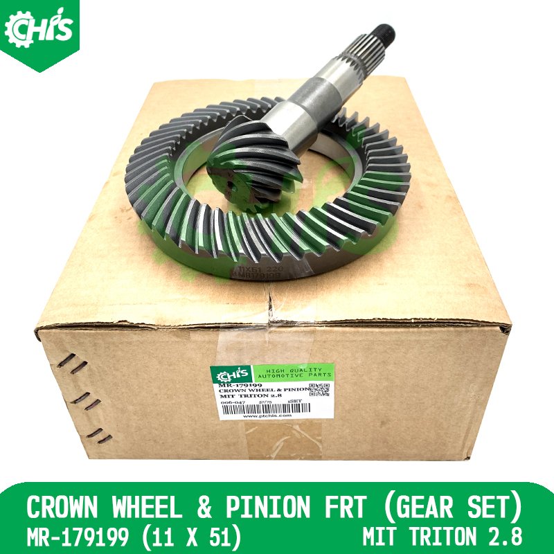 Crown Wheel & Pinion (Gear Set) Frt