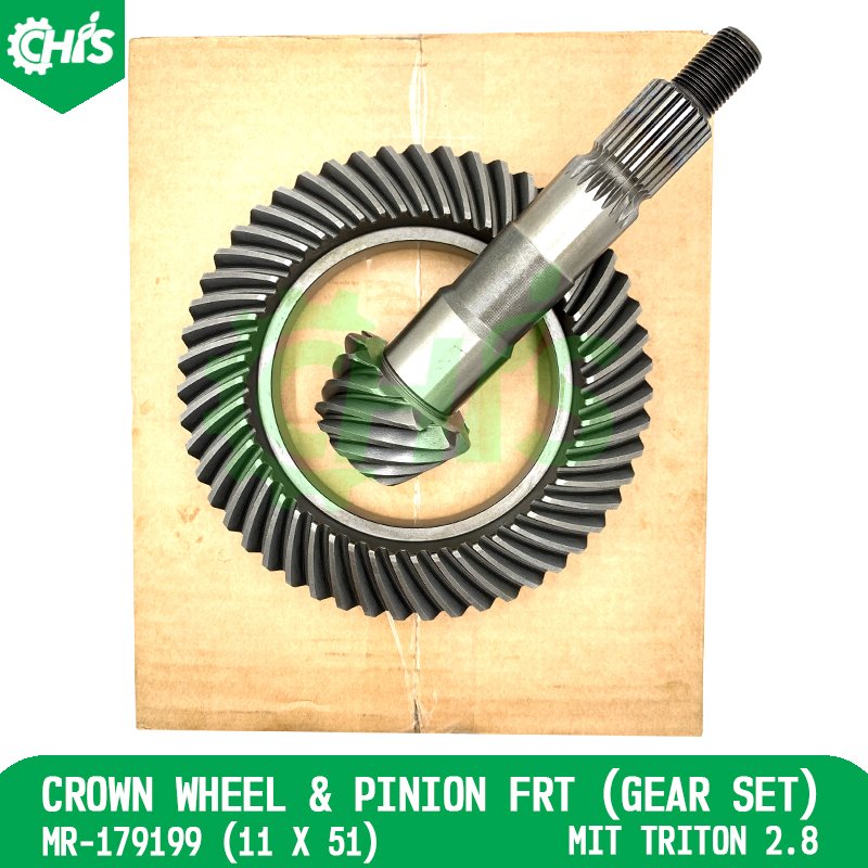 Crown Wheel & Pinion (Gear Set) Frt