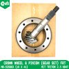 Crown Wheel & Pinion (Gear Set) Frt
