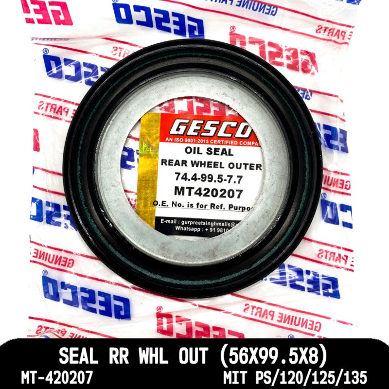Seal Rr Whl Out(56X99.5X8)