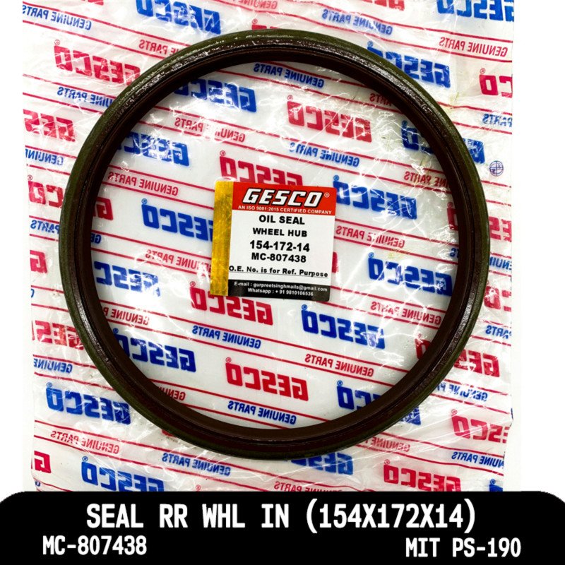 Seal Rr Whl In (154X172X14)