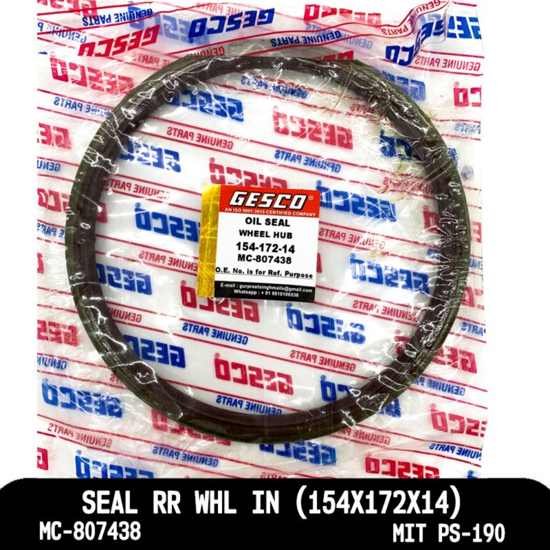 Seal Rr Whl In (154X172X14)