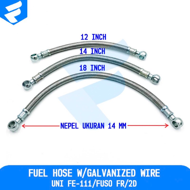 Fuel Hose W/Galvanized Wire