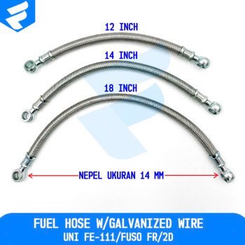 Fuel Hose W/Galvanized Wire