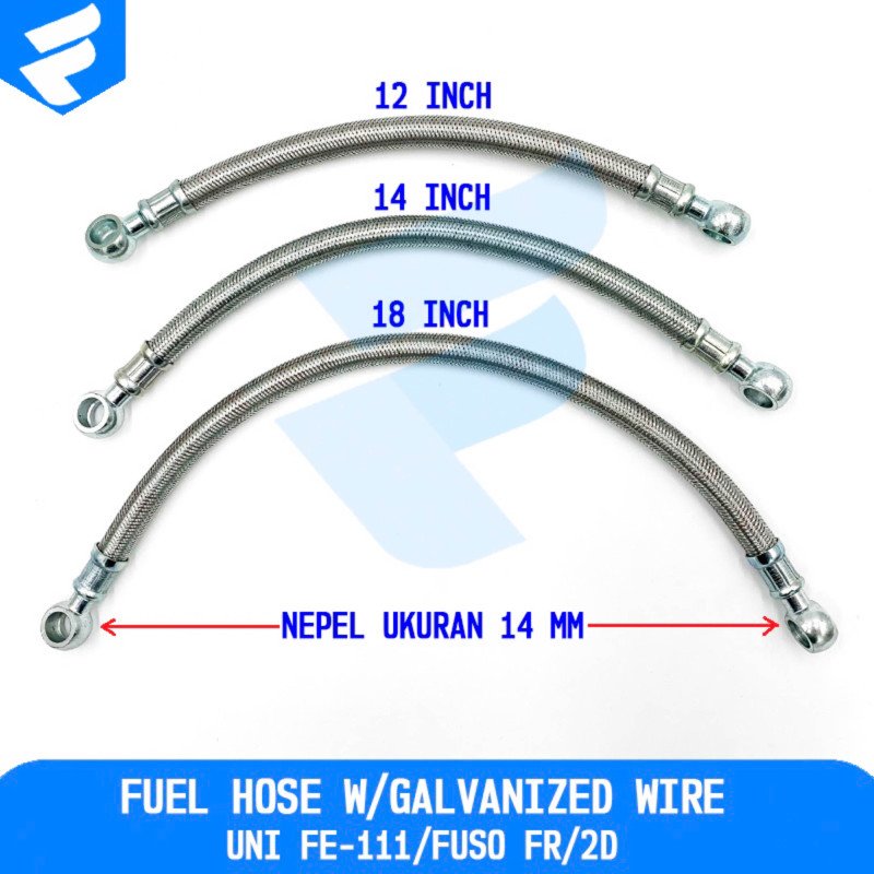 Fuel Hose W/Galvanized Wire