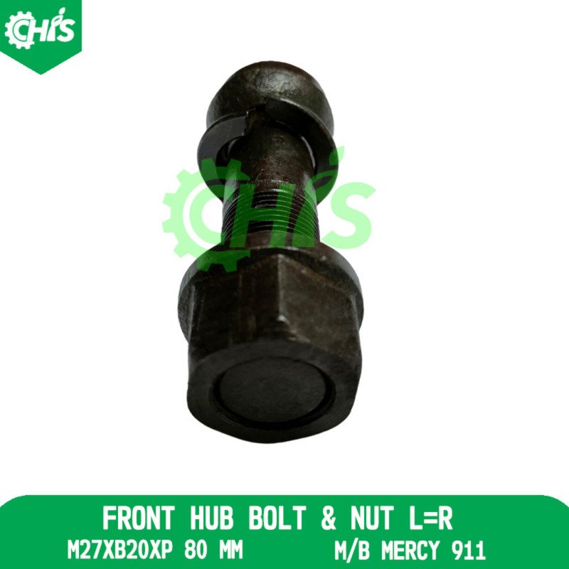 Front Hub Bolt & Nut L=R