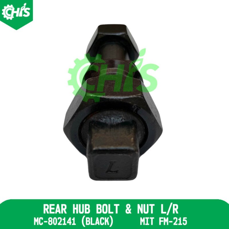 Rear Hub Bolt & Nut Lh