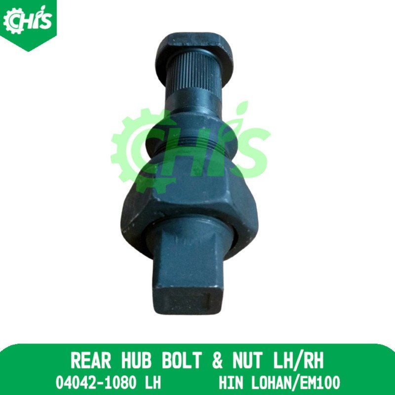 Rear Hub Bolt & Nut Rh