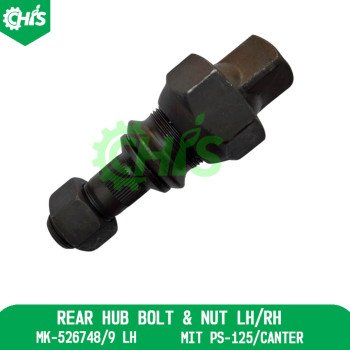 Rear Hub Bolt & Nut Lh