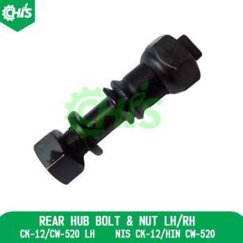Rear Hub Bolt & Nut Lh