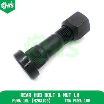 Rear Hub Bolt & Nut Lh
