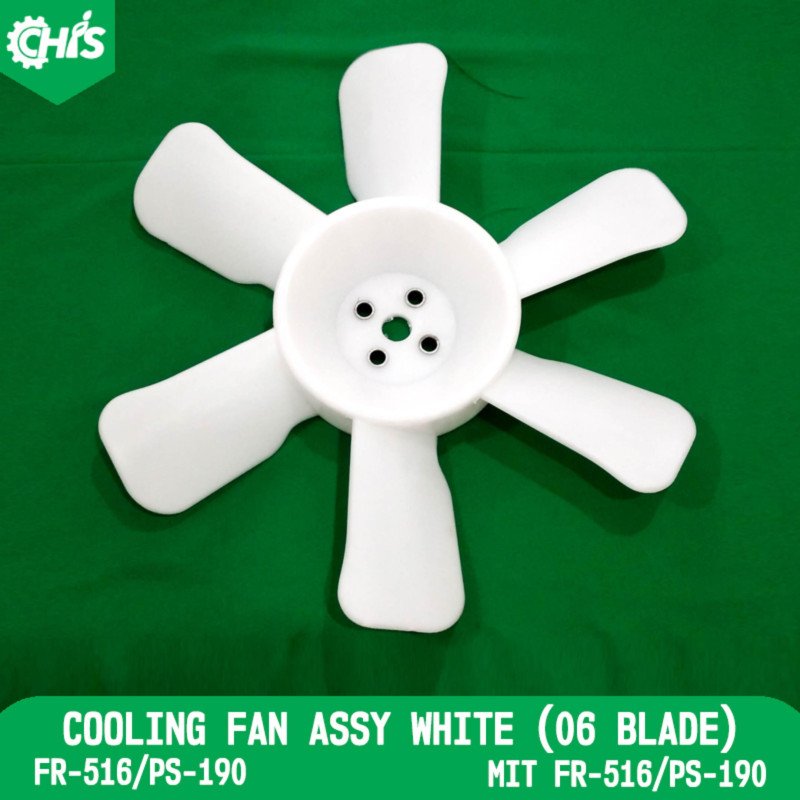 Cooling Fan Assy White (06 Blade)