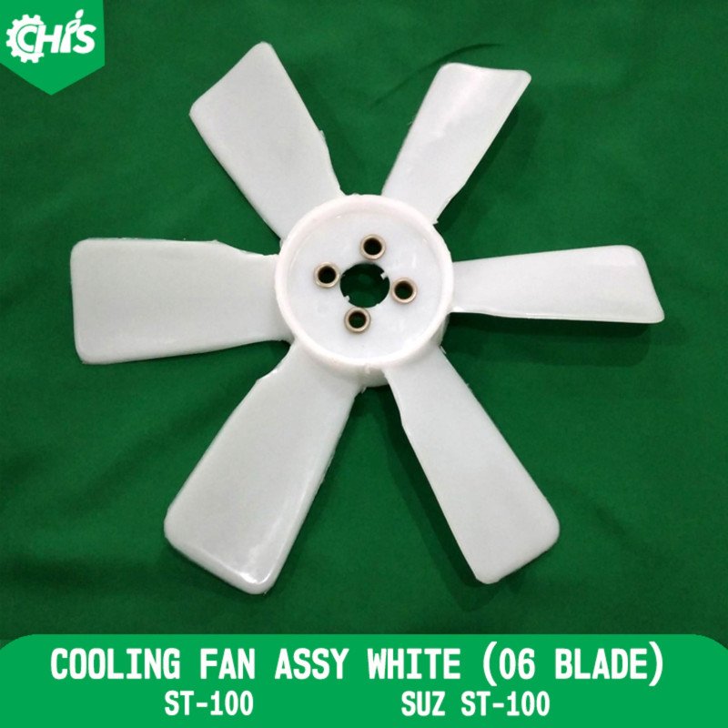 Cooling Fan Assy White (06 Blade)