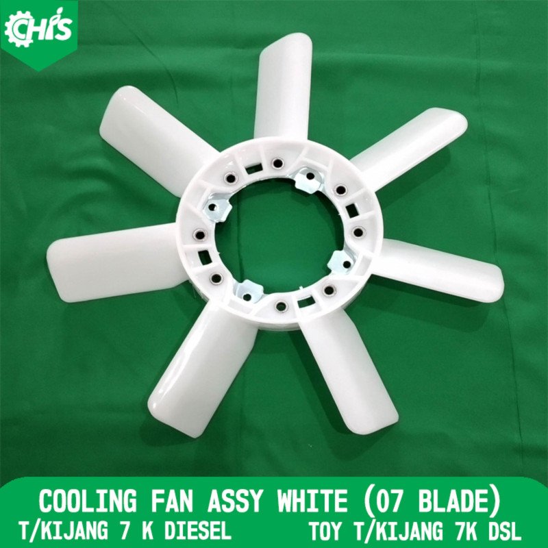 Cooling Fan Assy White (07 Blade)