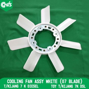 Cooling Fan Assy White (07 Blade)