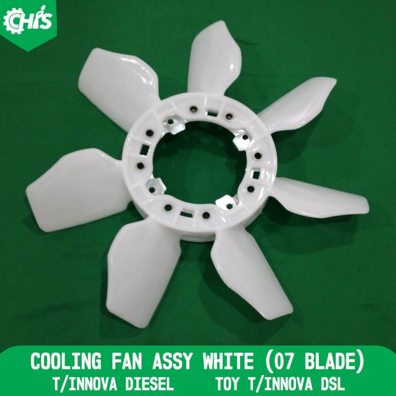 Cooling Fan Assy White (07 Blade)