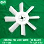 Cooling Fan Assy White (08 Blade)