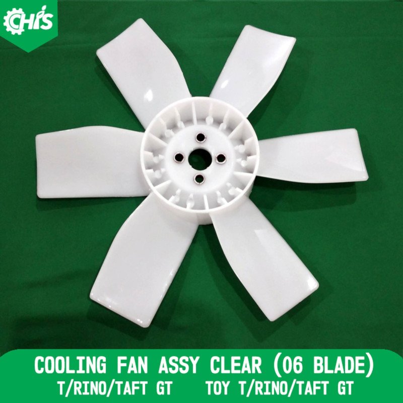 Cooling Fan Assy Clear (06 Blade)