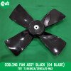 Cooling Fan Assy Black (04 Blade)