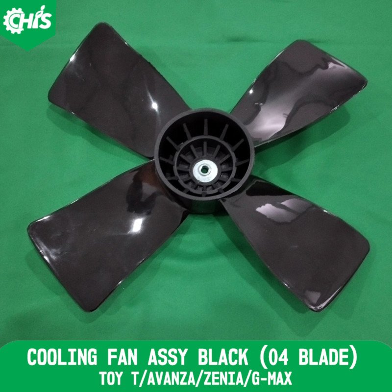 Cooling Fan Assy Black (04 Blade)