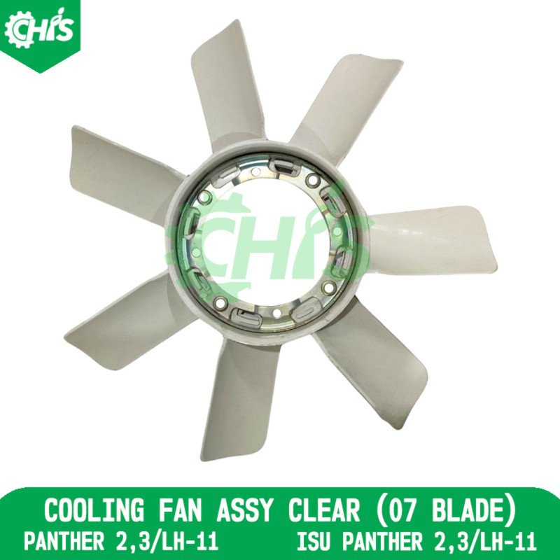 Cooling Fan Assy Clear (07 Blade)