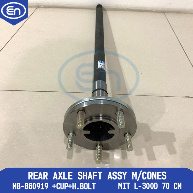 Rear Axle Shaft Assy M/Cones