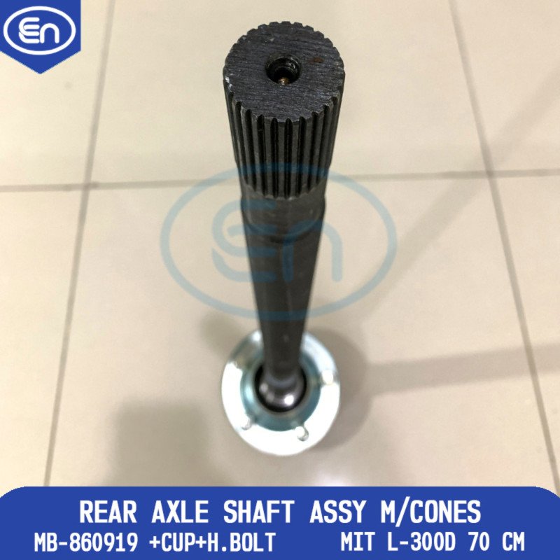 Rear Axle Shaft Assy M/Cones