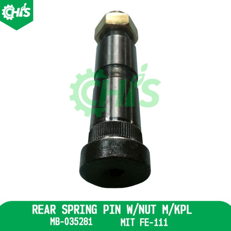 Rear Spring Pin W/Nut M/Kpl