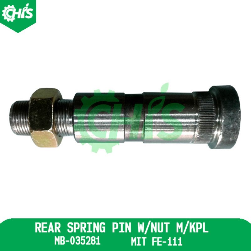 Rear Spring Pin W/Nut M/Kpl