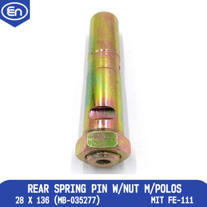 Rear Spring Pin W/Nut M/Polos