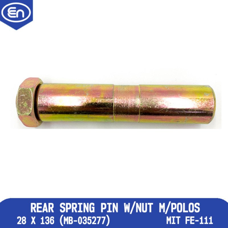 Rear Spring Pin W/Nut M/Polos
