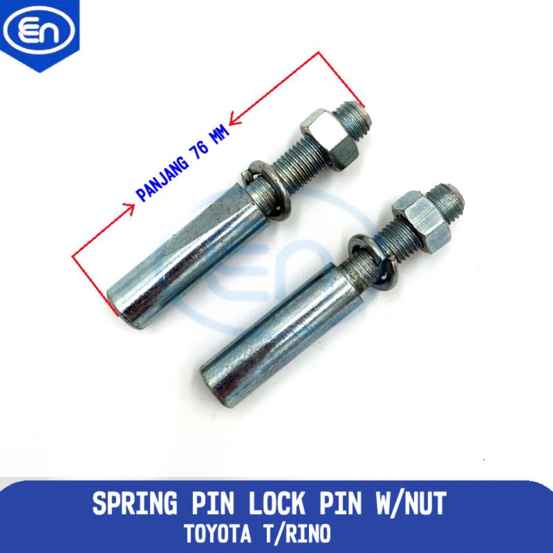 Spring Pin Lock Pin W/Nut