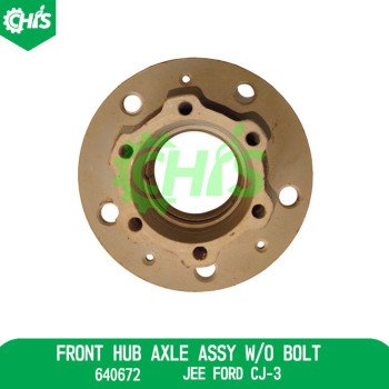 Front Hub Axle Assy W/O Bolt