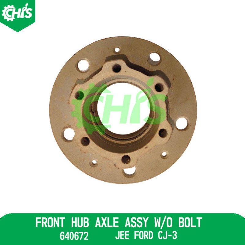 Front Hub Axle Assy W/O Bolt