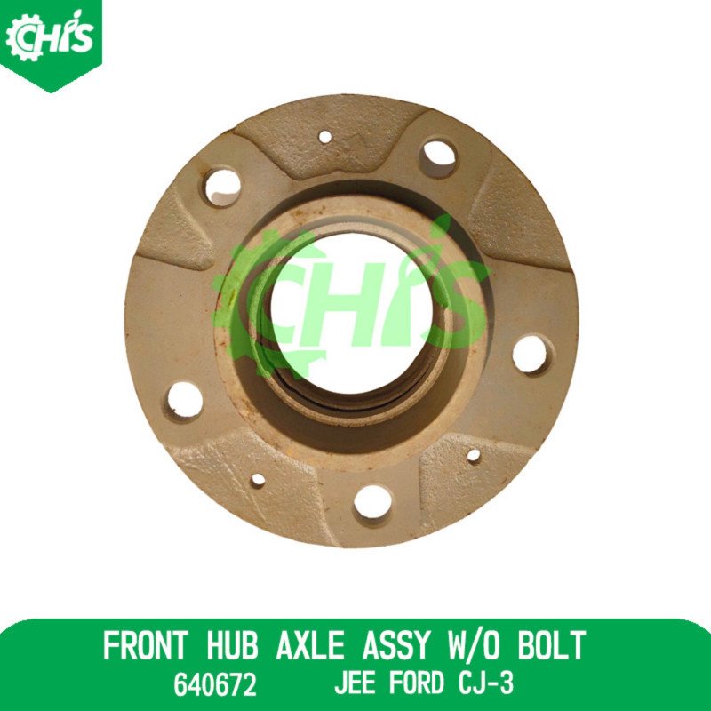 Front Hub Axle Assy W/O Bolt