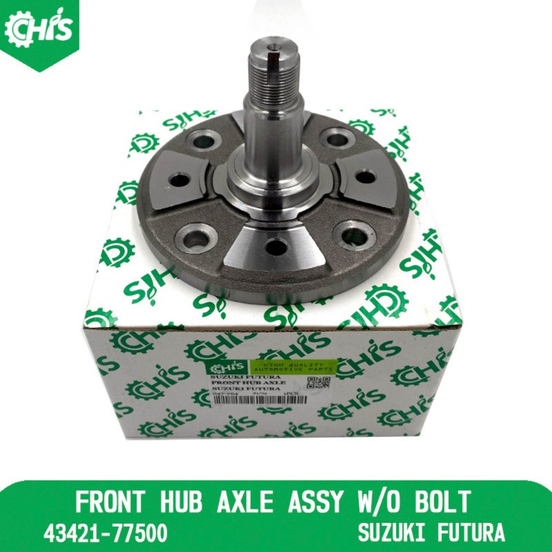 Front Hub Axle Assy W/O Bolt