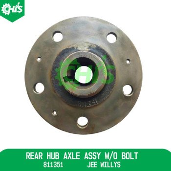 Rear Hub Axle Assy W/O Bolt