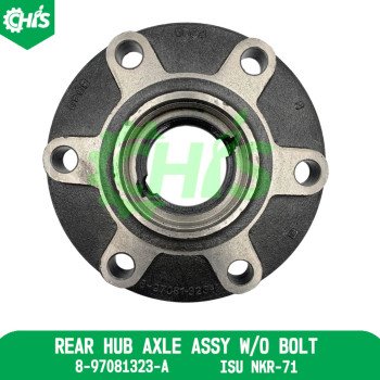 Rear Hub Axle Assy W/O Bolt